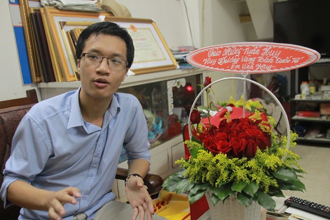 Chàng trai vàng toán học trở thành “Gương mặt trẻ tiêu biểu Việt Nam 2014”