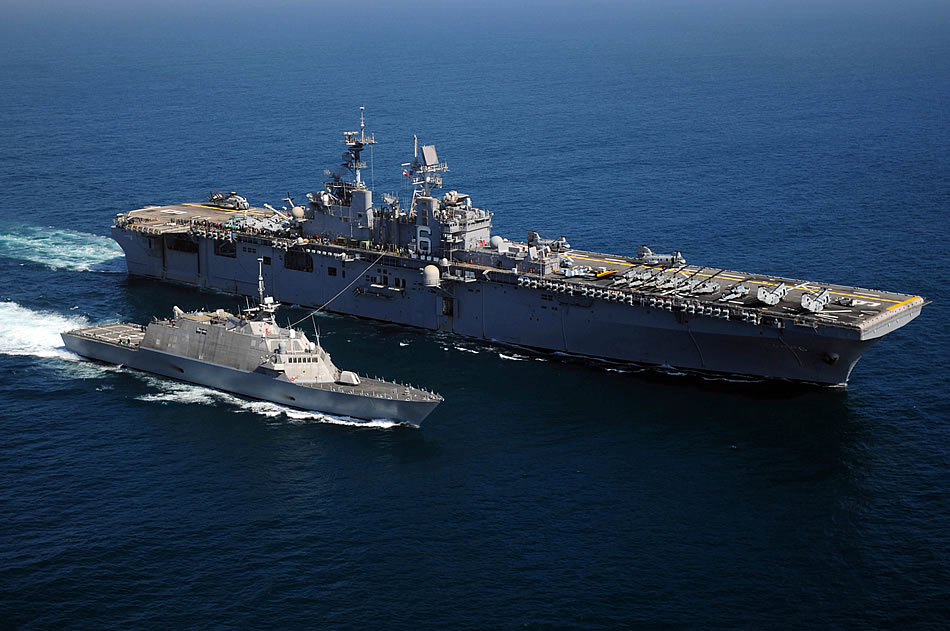 Sức mạnh tàu đổ bộ tấn công Mỹ sử dụng răn đe Trung Quốc 1
