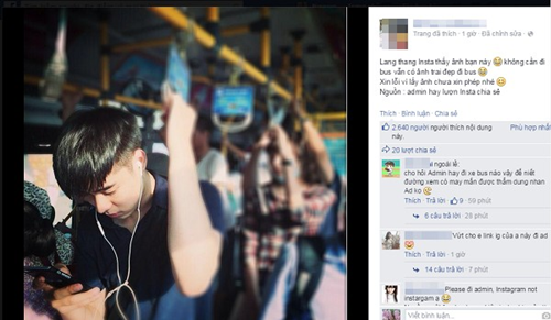 'Hot boy xe buýt' điển trai không kém sao Hàn 1