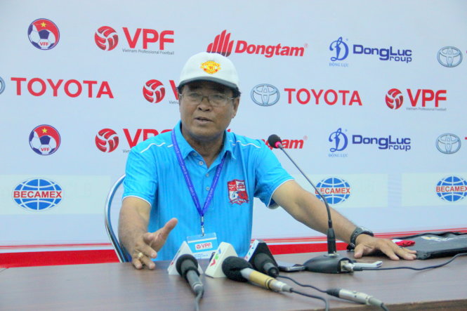 HLV đội Đồng Nai nghi ngờ trận thắng của HAGL trước SLNA 1