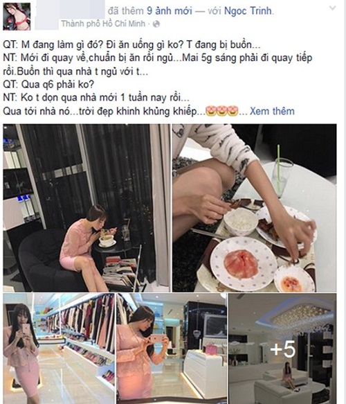 Hé lộ nhà triệu đô của Ngọc Trinh mới dọn về 1 Hé lộ nhà triệu đô của Ngọc Trinh mới dọn về 1
