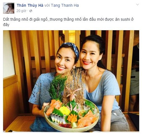 Facebook sao Việt: Kỳ Duyên khoe cơ bụng, Hà Tăng hội ngộ Thân Thúy Hà 2 Facebook sao Việt: Kỳ Duyên khoe cơ bụng, Hà Tăng hội ngộ Thân Thúy Hà 2