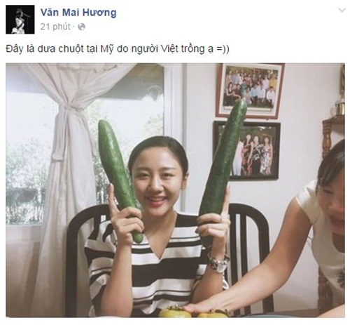 Facebook sao Việt: Đan Lê vui miệng 'đòi quà' 20/10 chồng 12