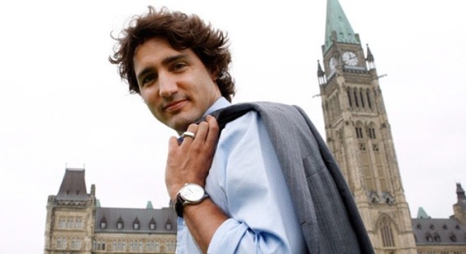 Chân dung tân thủ tướng điển trai của Canada 1 Chân dung tân thủ tướng điển trai của Canada 1