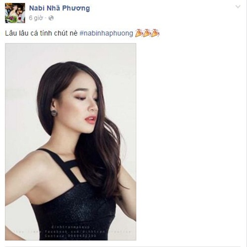 Facebook sao Việt: Nhã Phương nóng bỏng, sắc sảo trong shoot hình mới 1 Facebook sao Việt: Nhã Phương nóng bỏng, sắc sảo trong shoot hình mới 1