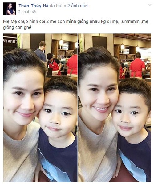 Facebook sao Việt:  Khánh Thi khoe con trai bụ bẫm, đáng yêu 14