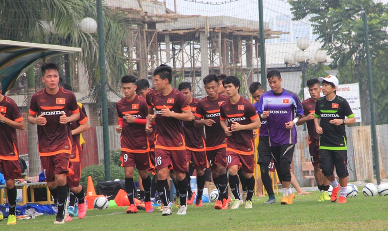 ĐT U23 Việt Nam thiếu vắng nhiều cầu thủ trong buổi tập đầu tiên 1