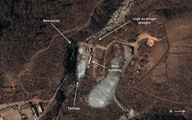 Triều Tiên đào hầm thử hạt nhân tại bãi thử chính 1