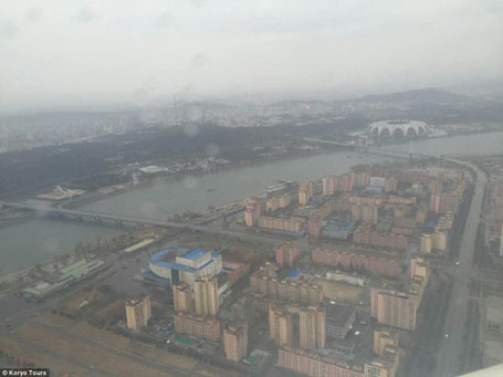 Những hình ảnh đầu tiên về Bình Nhưỡng nhìn từ máy bay được công bố 9