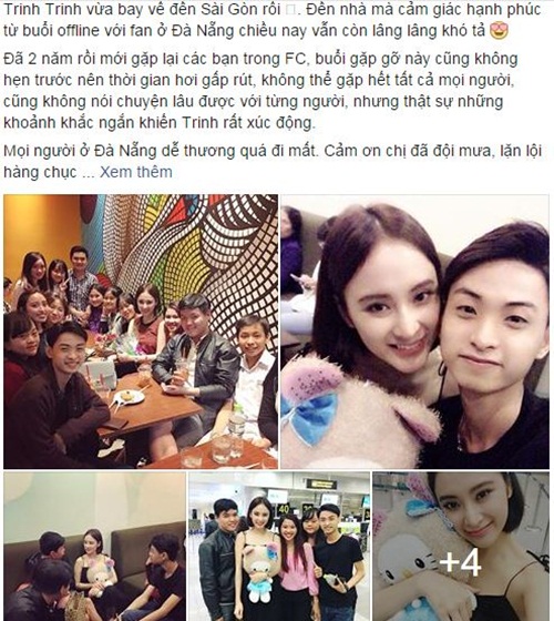 Facebook sao Việt: Ngọc Trinh và cách nhìn nhận về tình yêu 2 Facebook sao Việt: Ngọc Trinh và cách nhìn nhận về tình yêu 2