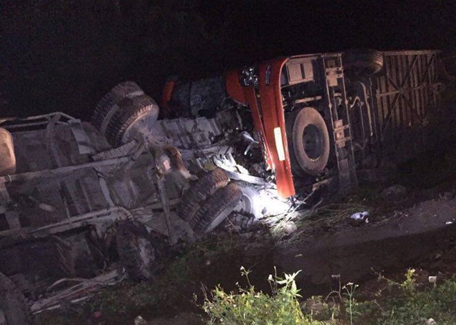 Tai nạn nghiêm trọng ở Pháp Vân - Cầu Giẽ, hai người tử vong