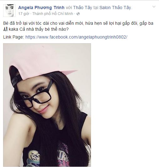 Facebook sao Việt: Midu rạng rỡ sau tin đồn chia tay với Phan Thành 9
