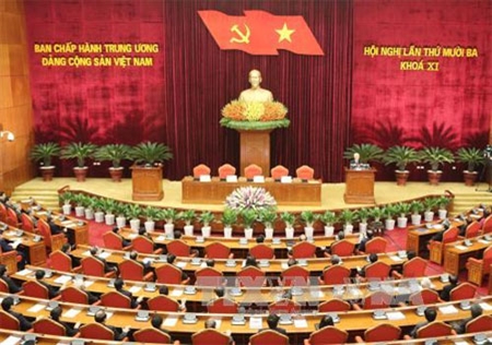 Bế mạc Hội nghị lần thứ 13 Ban Chấp hành Trung ương Đảng khóa XI