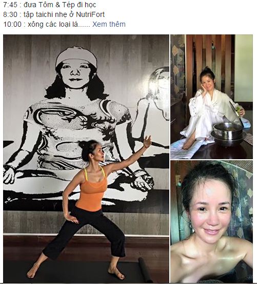Facebook sao Việt: Phan Hiển khoe ảnh địu con đi chơi 7