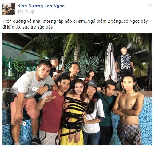 Facebook sao Việt: Phan Hiển khoe ảnh địu con đi chơi 8