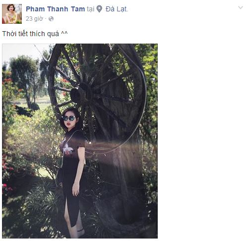 Facebook sao Việt: Phan Hiển khoe ảnh địu con đi chơi 13