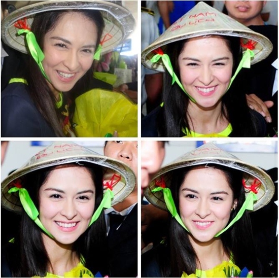 Mỹ nhân đẹp nhất Philippines bất ngờ đăng ảnh đội nón lá Việt Nam 2