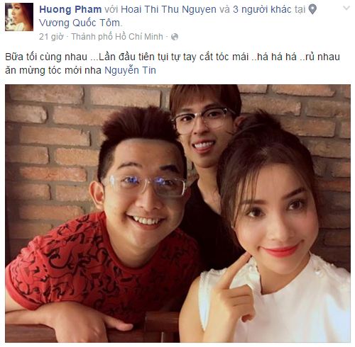 Facebook sao Việt: Phạm Hương dễ thương với mái thưa kiểu Hàn Quốc 1 Facebook sao Việt: Phạm Hương dễ thương với mái thưa kiểu Hàn Quốc 1