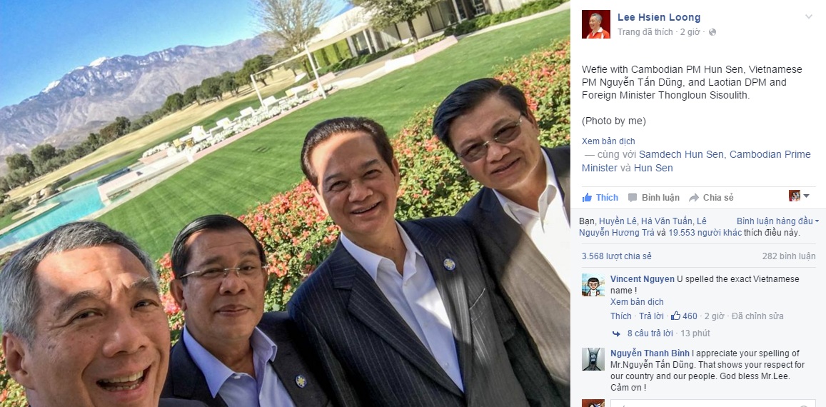 Dân mạng phấn khích vì Thủ tướng Singapore gõ tiếng Việt 1
