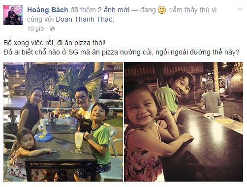 Facebook sao Việt: Tuấn Hưng làm ông bố đảm đang khi thay vợ chăm sóc con 3