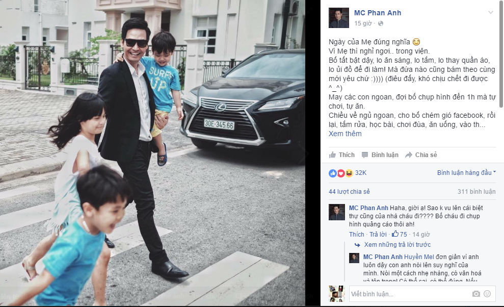 Facebook sao: Hoài Linh hào hứng selfie cùng con nuôi và con ruột 10 Facebook sao: Hoài Linh hào hứng selfie cùng con nuôi và con ruột 10