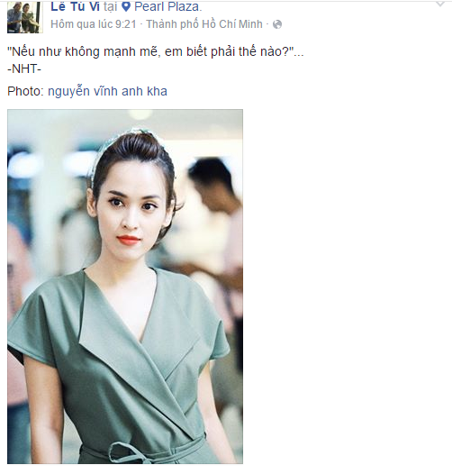Facebook sao Việt: Lê Phương lấp lửng về người đàn ông bên cạnh mình 13 Facebook sao Việt: Lê Phương lấp lửng về người đàn ông bên cạnh mình 13