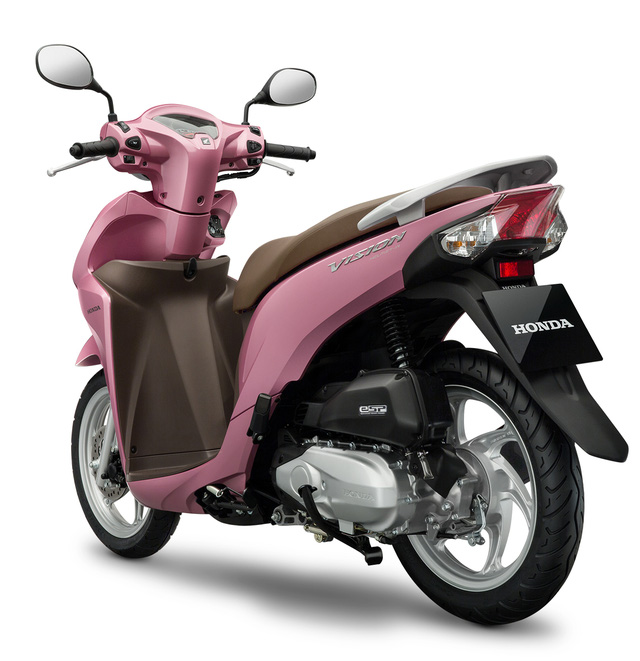 Honda Vision thêm màu hồng cho phiên bản mới - Tin Mới Ôtô xe máy