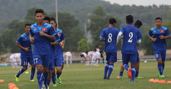U16 Việt Nam có buổi tập đầu tiên tại Ấn Độ - ảnh 1 Hình ảnh U16 Việt Nam có buổi tập đầu tiên tại Ấn Độ số 1