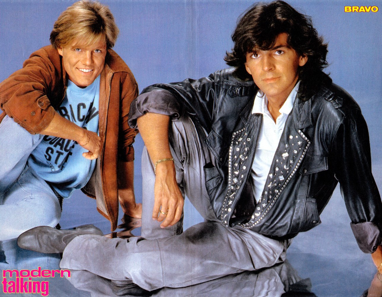 Слушать песню modern. Группа Modern talking. Modern talking 80-е. Томас Андерс в 80-х. Modern talking Постер 90е.