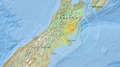 Động đất 7,4 độ Richter gây sóng thần ở New Zealand 1