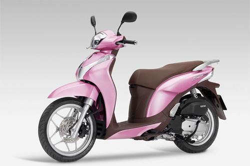 Honda Vision thêm màu hồng giá không đổi  Xe máy