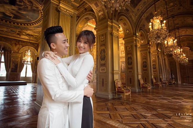Bộ ảnh cưới tuyệt đẹp của vợ chồng Trấn Thành chụp tại Paris 10 Bộ ảnh cưới tuyệt đẹp của vợ chồng Trấn Thành chụp tại Paris 10
