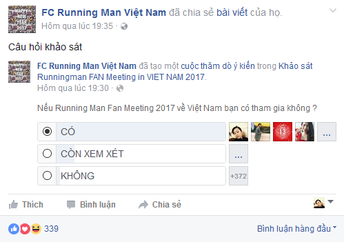 Fan Việt vui mừng trước thông tin sẽ có Fan Meeting Running Man tại Việt Nam 3