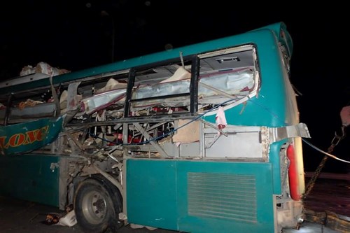 Hiện trường vụ nổ xe khách ở Bắc Ninh 3