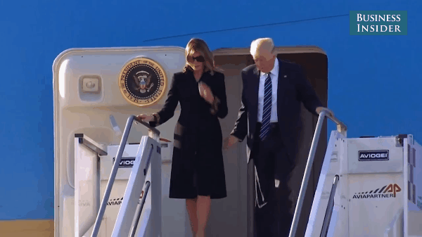 7 khoảnh khắc bất bình thường của Tổng thống Donald Trump và Đệ nhất phu nhân Melania
