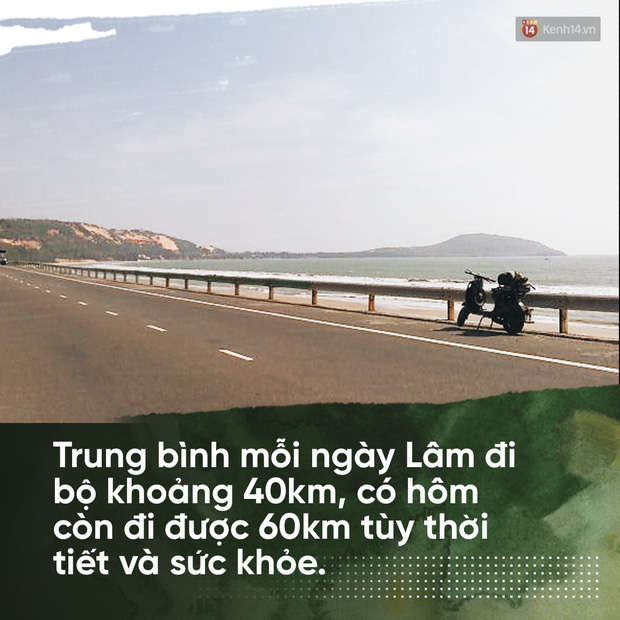 Chàng trai đi bộ xuyên Việt từ Lũng Cú đến Cà Mau trong 89 ngày với 15 triệu - Ảnh 2. Chàng trai đi bộ xuyên Việt từ Lũng Cú đến Cà Mau trong 89 ngày với 15 triệu 2
