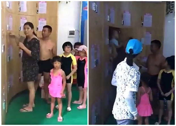 Trung Quốc: Đi bơi, cặp vợ chồng gửi luôn con nhỏ trong tủ đựng đồ - Ảnh 2.
