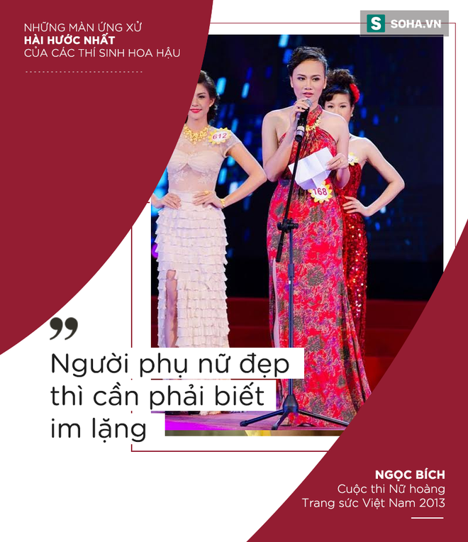 Những màn ứng xử gây cười nhất trong lịch sử thi Hoa hậu tại Việt Nam - Ảnh 3.