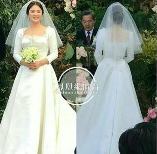 Hóa ra váy cưới của Song Hye Kyo đã được tiết lộ từ trước mà chúng ta chẳng hề hay biết - Ảnh 4.