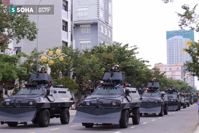 Ngắm dàn xe khủng của lực lượng công an, quân đội Việt Nam sẵn sàng bảo vệ APEC - Ảnh 8.