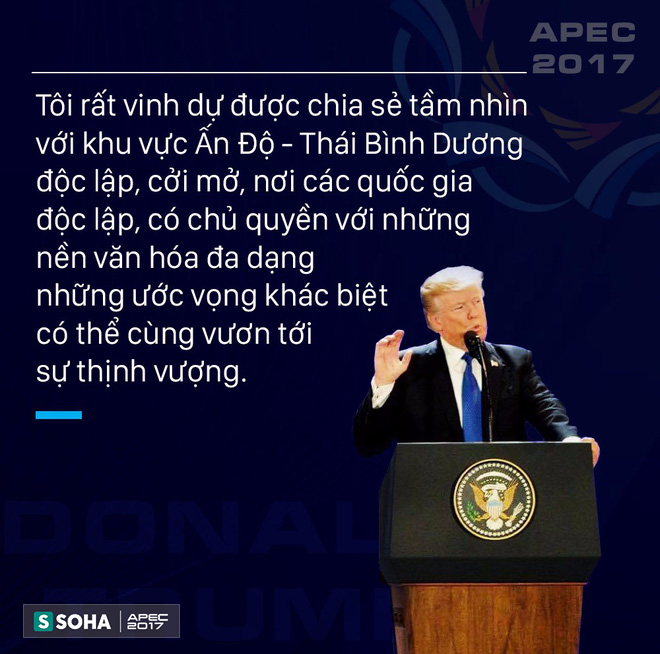 Toàn văn phát biểu của Tổng thống Mỹ Donald Trump tại APEC CEO Summit Việt Nam 2017 - Ảnh 1.