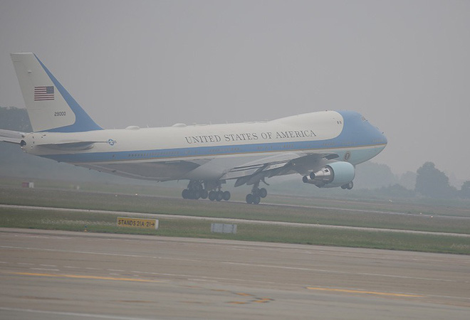 Kế hoạch bảo vệ chiếc Air Force One chở Tổng thống Donald Trump đến Nội Bài - Ảnh 2.