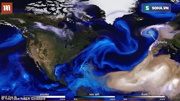 NASA nhìn được dòng chảy khí quyển: Siêu bão như Irma, Harvey cũng NASA nhìn được dòng chảy khí quyển: Siêu bão như Irma, Harvey cũng