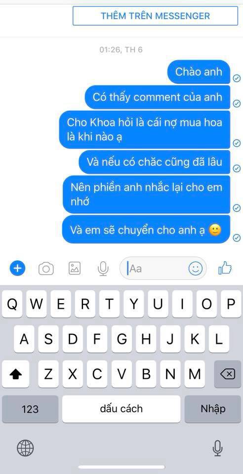 Bất ngờ bị tố quỵt 3 triệu tiền hoa, shark Lê Đăng Khoa nói gì? - Ảnh 7. Bất ngờ bị tố quỵt 3 triệu tiền hoa, shark Lê Đăng Khoa nói gì? 7