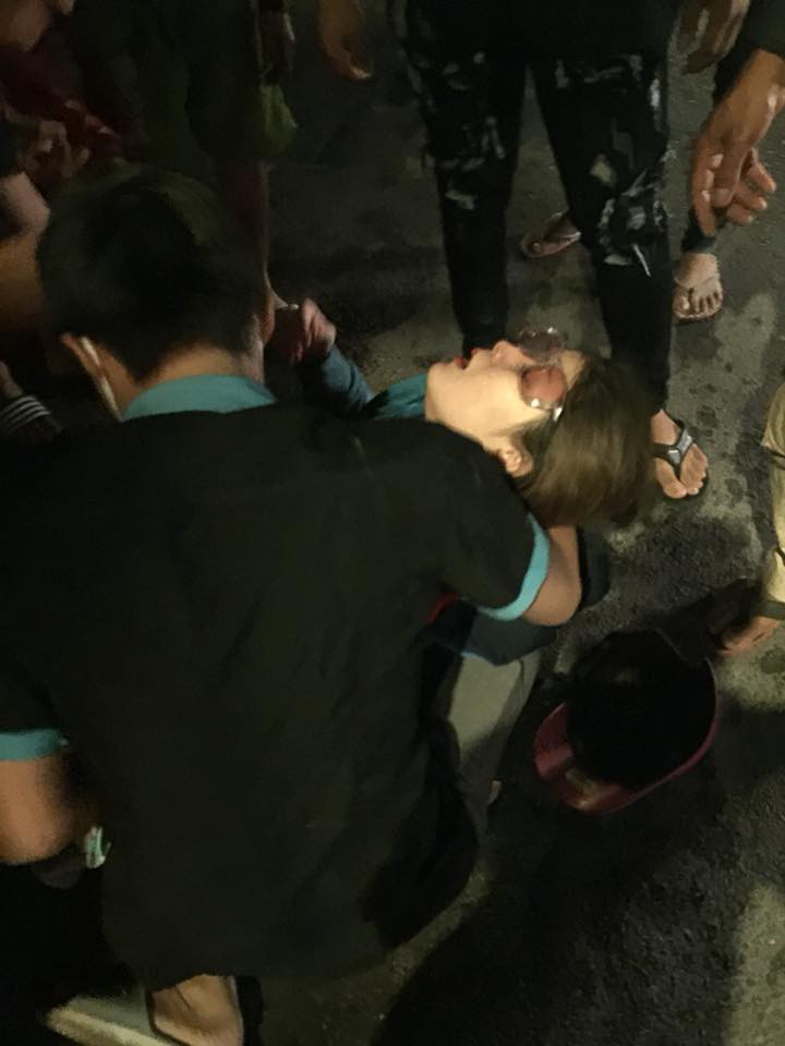 Vũng Tàu : Thanh niên nghi ngáo đá cầm dao uy hiếp phụ nữ mang thai làm náo loạn đường phố - Ảnh 3.