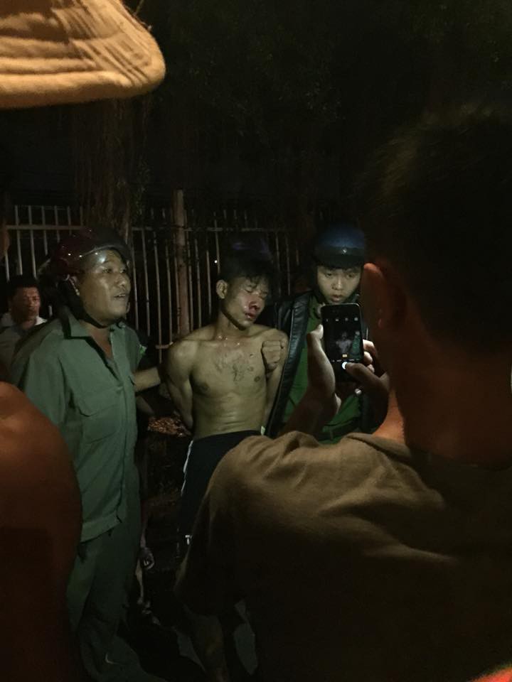 Vũng Tàu : Thanh niên nghi ngáo đá cầm dao uy hiếp phụ nữ mang thai làm náo loạn đường phố - Ảnh 4.