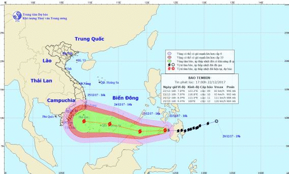 Bão Tembin chuẩn bị tiến vào Việt Nam và trở thành cơn bão số 16: Điều bất thường chưa từ có trong tiền lệ - Ảnh 1.