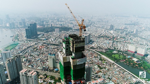 Những hình ảnh mới nhất về tòa nhà cao nhất Việt Nam trước ngày cất nóc - Ảnh 4.