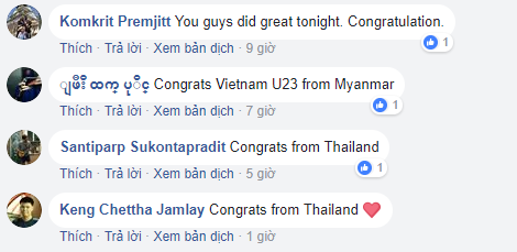 Fan ĐNÁ thi nhau gửi lời chúc, tung hô thế trận xe bus 2 tầng của U23 Việt Nam - Ảnh 1. Báo châu Á, fan ĐNÁ trầm trồ, tung hô thế trận 'xe bus 2 tầng' của U23 Việt Nam 2