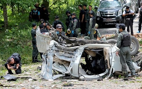 Đánh bom tại khu chợ Thái Lan làm 3 người chết, 18 người bị thương - Ảnh 1.